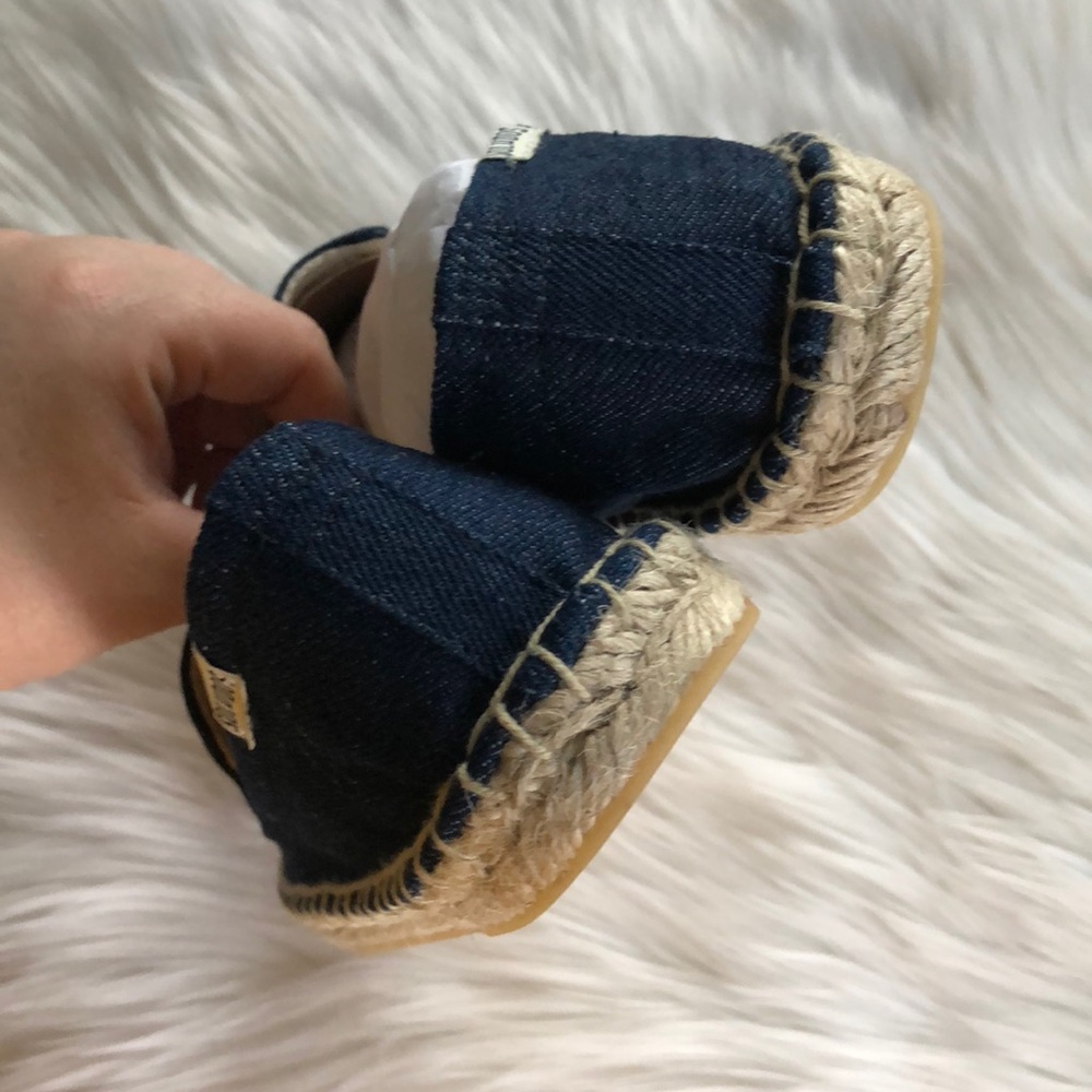 Soludos Denim Cherry Smoking Slipper Espadrille - Picture 6 of 8